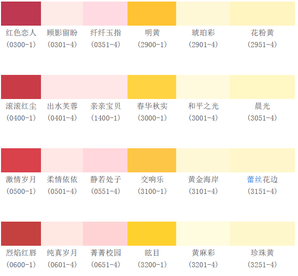 立邦色號色卡代碼